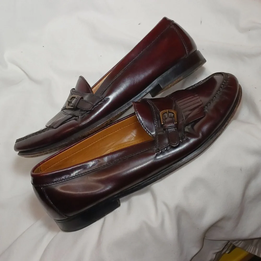 Cole Haan Buckled Kiltie Loafers